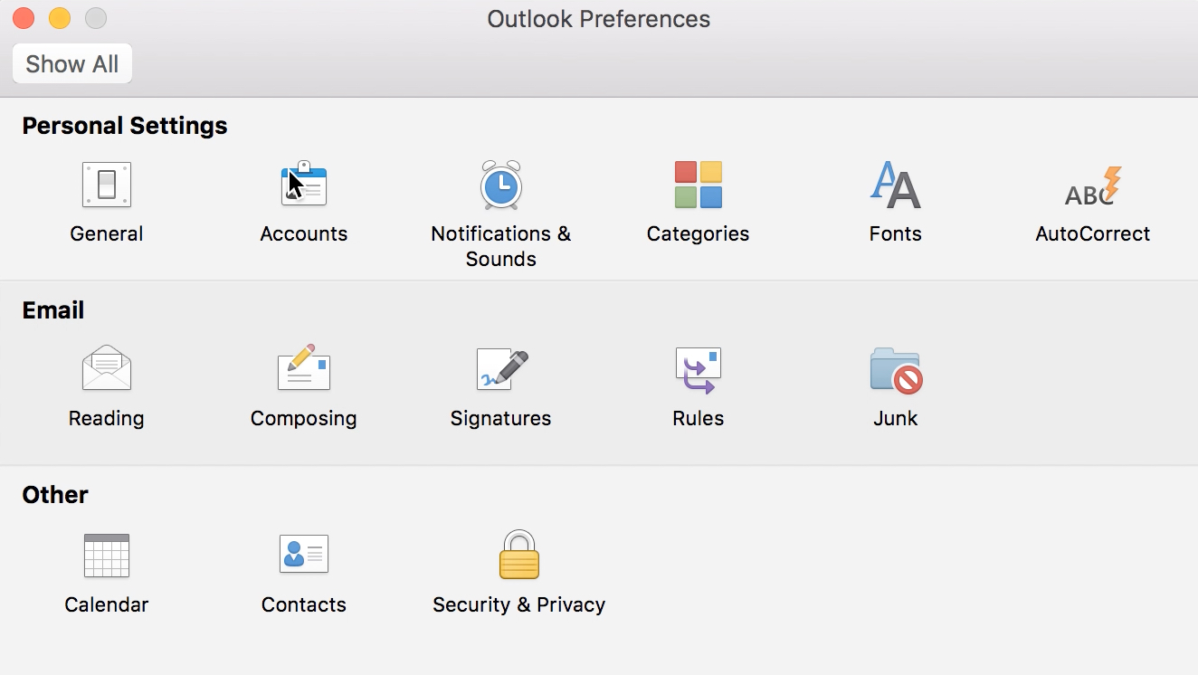 office 365 outlook for mac manual